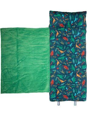 Toddler Nap Mat with Soft Blanket & Removable Pillow, Camo Print, Kids Sleeping